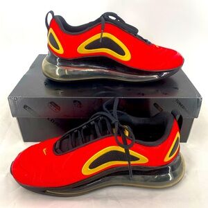 Nike Air Max 720 in university‎ red/black.  New. Size 7.5 womens, 6 mens